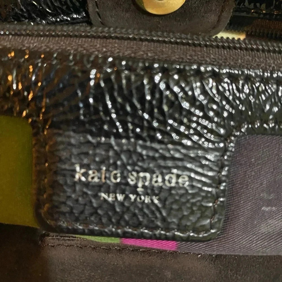 Kate spade brown suede satchel handbag - Picture 9 of 11